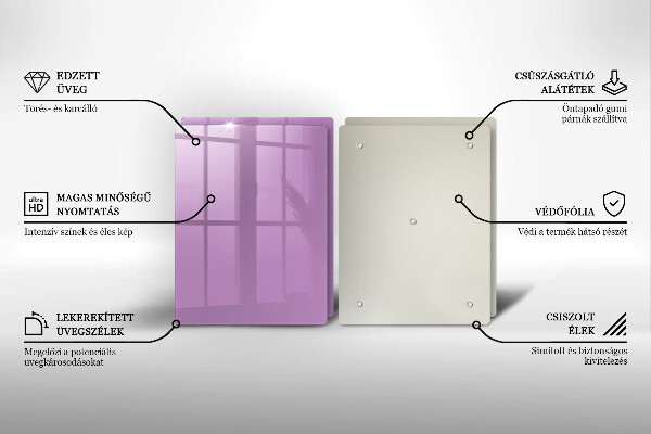 Protection plaque induction Couleur violette