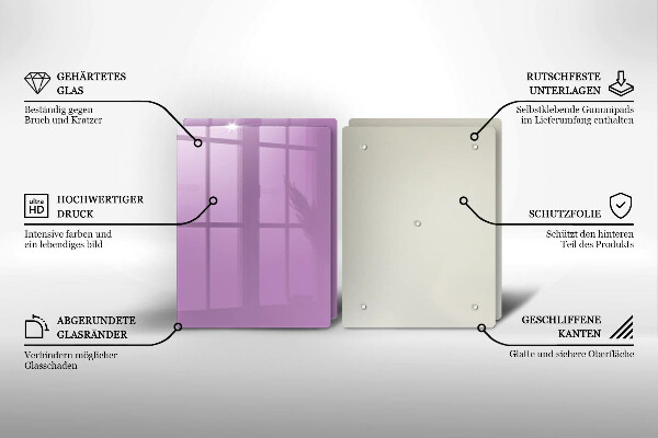 Protection plaque induction Couleur violette