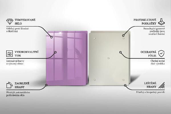Protection plaque induction Couleur violette