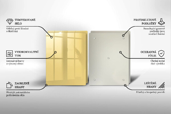 Protection plaque induction Jaune