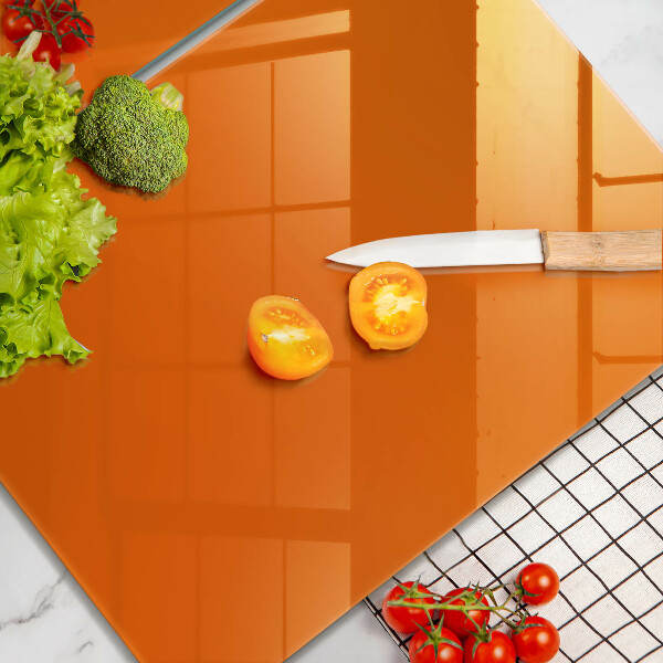 Protection plaque induction couleur orange