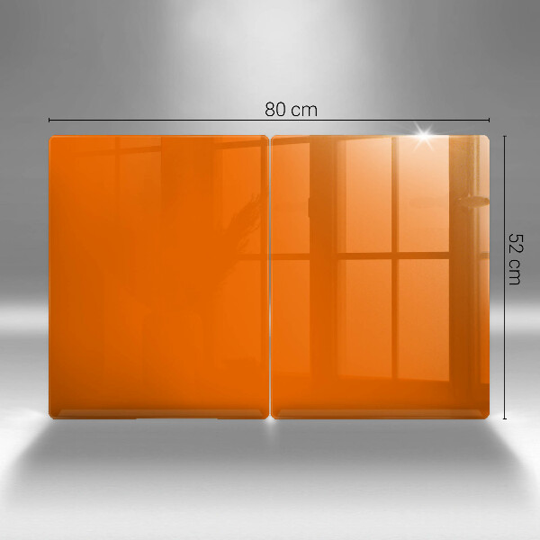 Protection plaque induction couleur orange