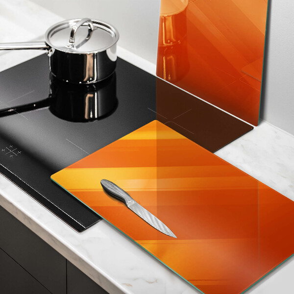 Protection plaque induction couleur orange