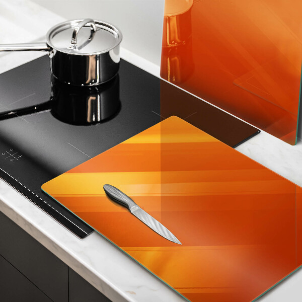 Protection plaque induction couleur orange