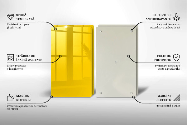 Protection plaque induction Jaune
