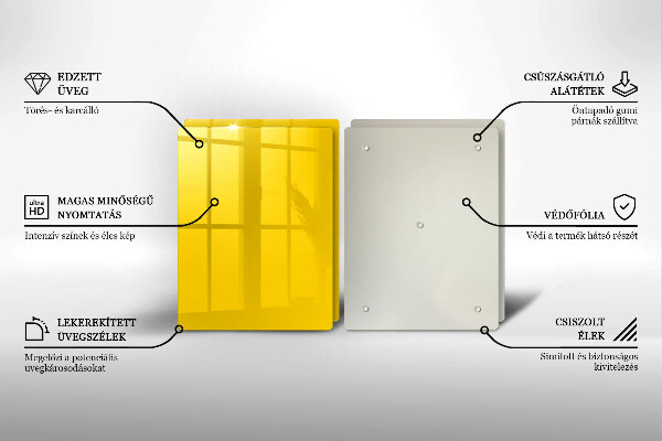 Protection plaque induction Jaune