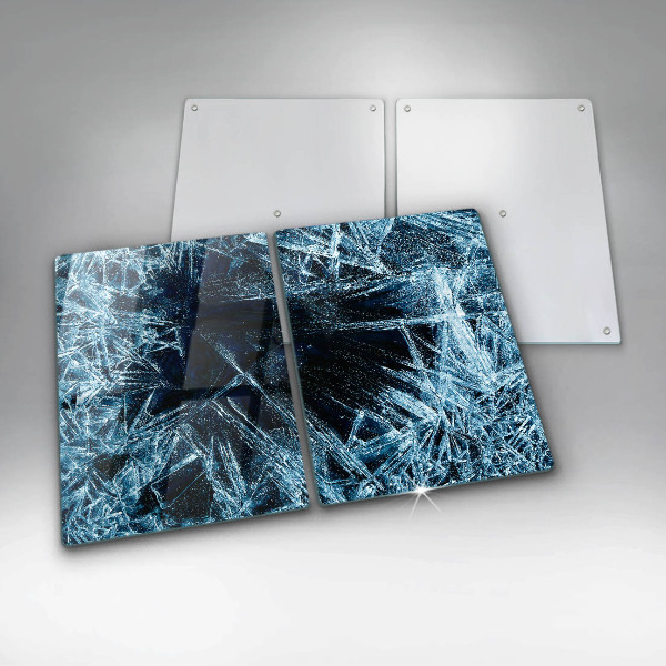 Cache plaque de cuisson Structure de glace piquante
