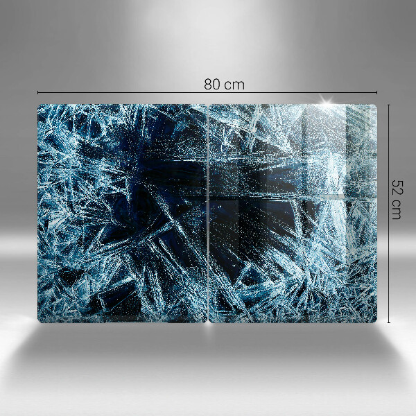Cache plaque de cuisson Structure de glace piquante