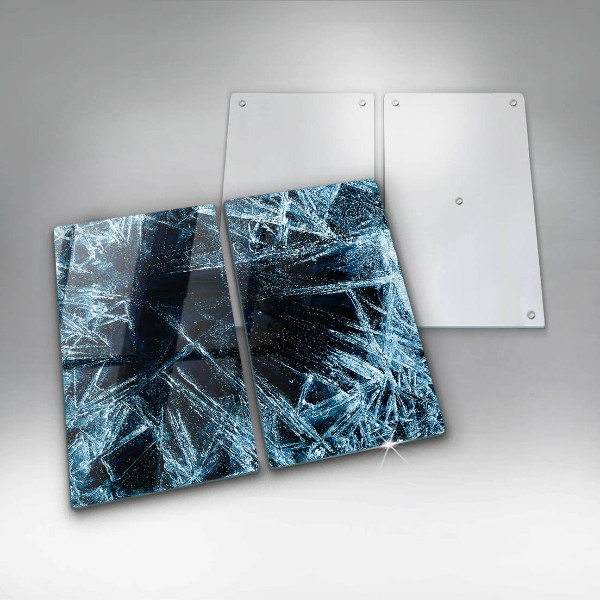 Cache plaque de cuisson Structure de glace piquante