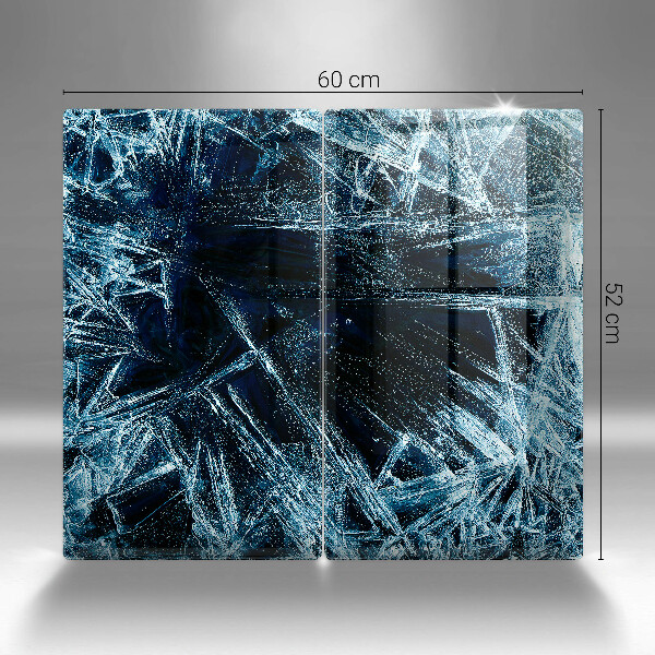 Cache plaque de cuisson Structure de glace piquante