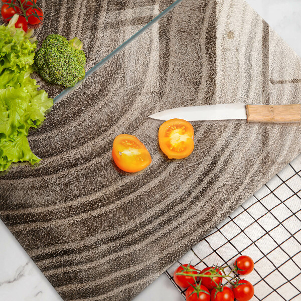 Cache plaque de cuisson Anneaux en bois