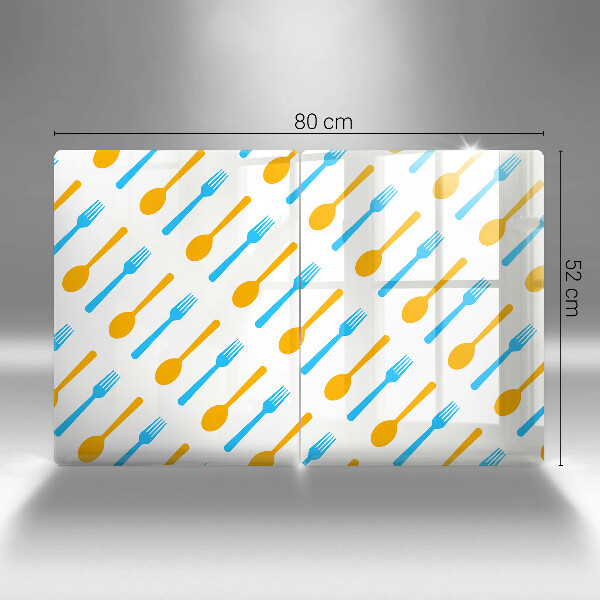 Cache plaque de cuisson Fourchettes et cuillères