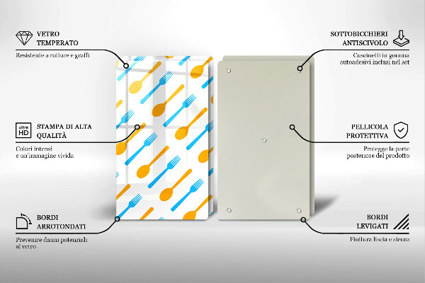 Cache plaque de cuisson Fourchettes et cuillères