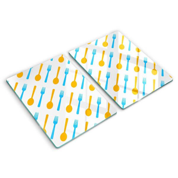 Cache plaque de cuisson Fourchettes et cuillères