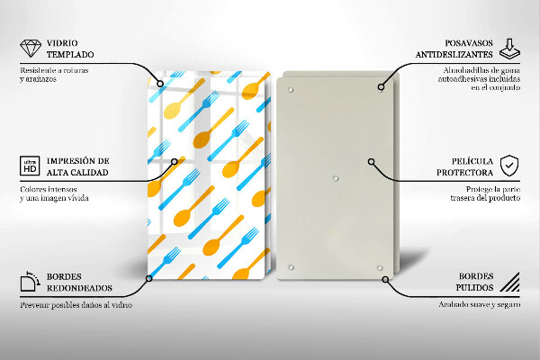 Cache plaque de cuisson Fourchettes et cuillères