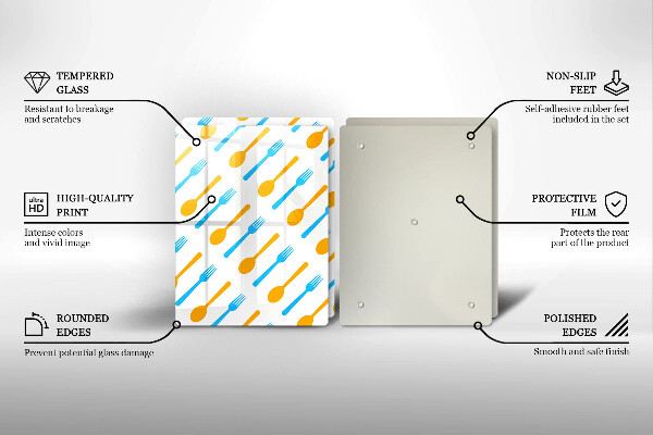 Cache plaque de cuisson Fourchettes et cuillères