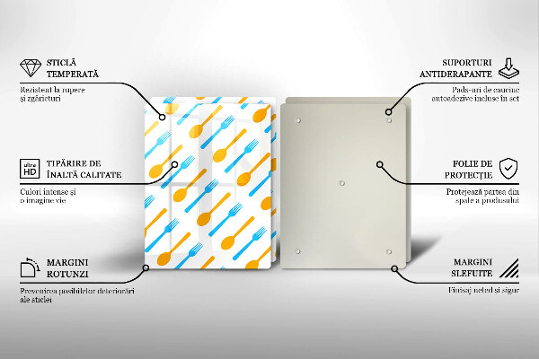 Cache plaque de cuisson Fourchettes et cuillères