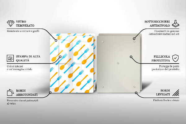 Cache plaque de cuisson Fourchettes et cuillères