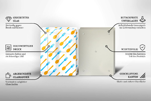 Cache plaque de cuisson Fourchettes et cuillères