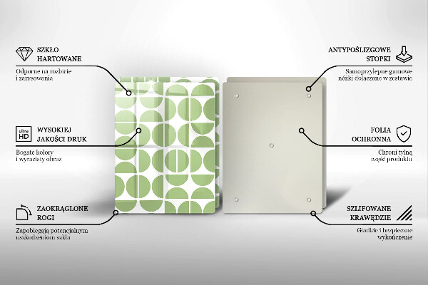 Cache plaque de cuisson Modèle de formes bohèmes