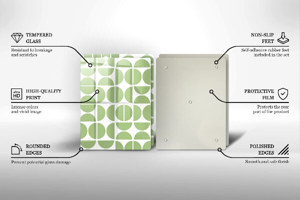 Cache plaque de cuisson Modèle de formes bohèmes