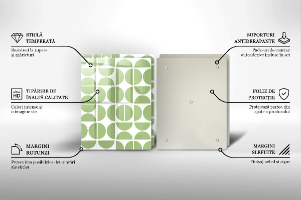 Cache plaque de cuisson Modèle de formes bohèmes