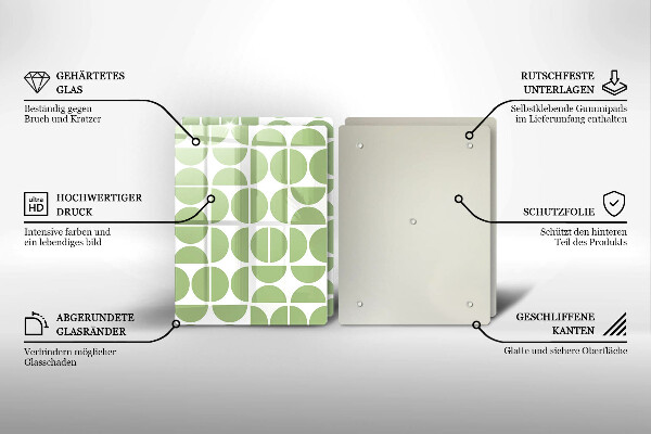 Cache plaque de cuisson Modèle de formes bohèmes