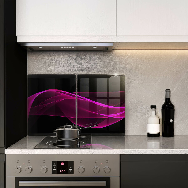 Cache plaque de cuisson Abstraction rose
