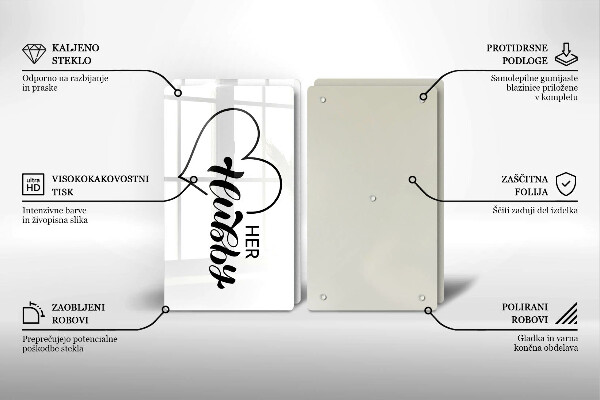 Cache plaque de cuisson Inscription phrase motif