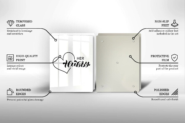 Cache plaque de cuisson Inscription phrase motif