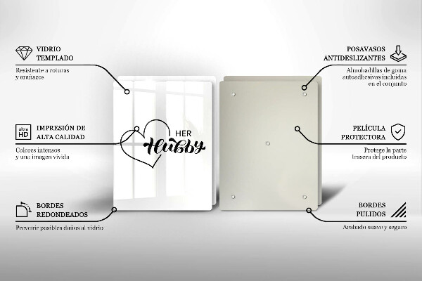 Cache plaque de cuisson Inscription phrase motif