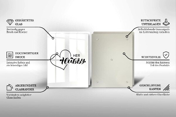 Cache plaque de cuisson Inscription phrase motif