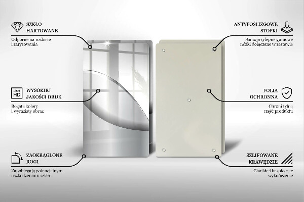Cache plaque de cuisson Conception de lignes abstraites