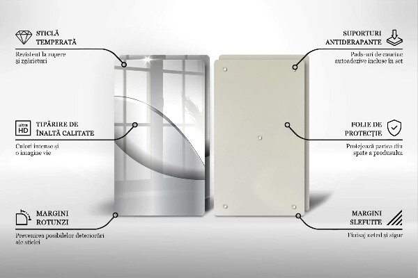 Cache plaque de cuisson Conception de lignes abstraites