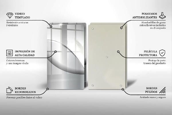Cache plaque de cuisson Conception de lignes abstraites