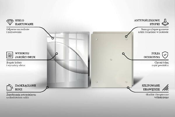 Cache plaque de cuisson Conception de lignes abstraites