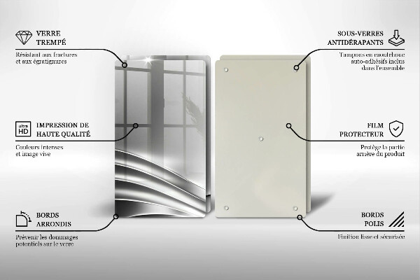 Cache plaque de cuisson Structure métallique