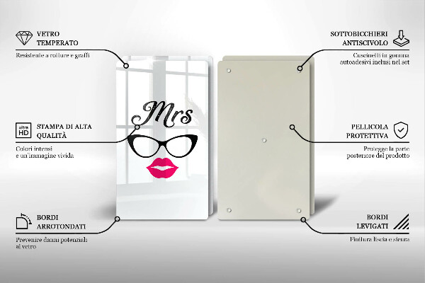 Cache plaque de cuisson Mrs Mr