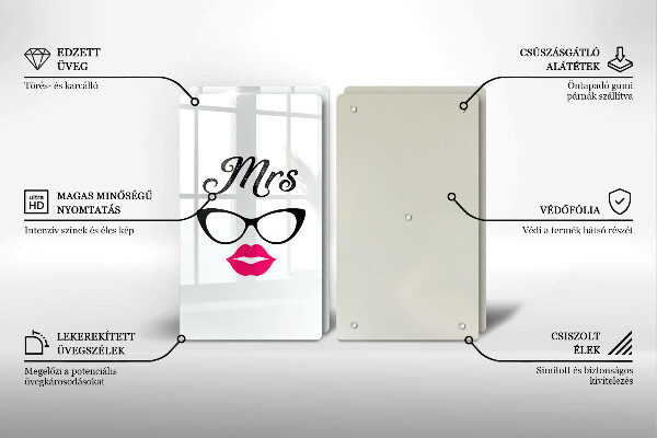 Cache plaque de cuisson Mrs Mr