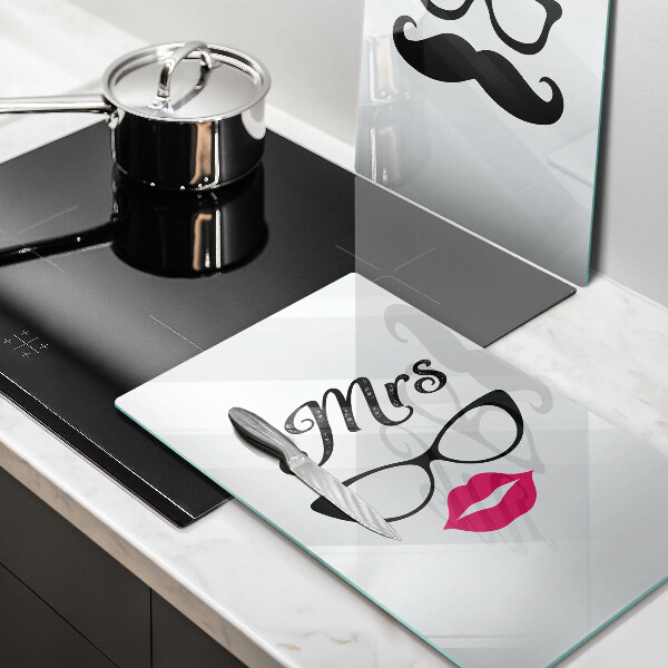 Cache plaque de cuisson Mrs Mr