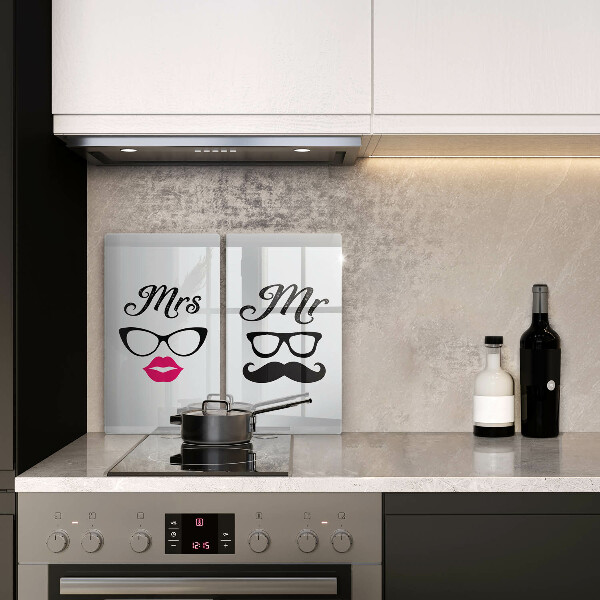 Cache plaque de cuisson Mrs Mr