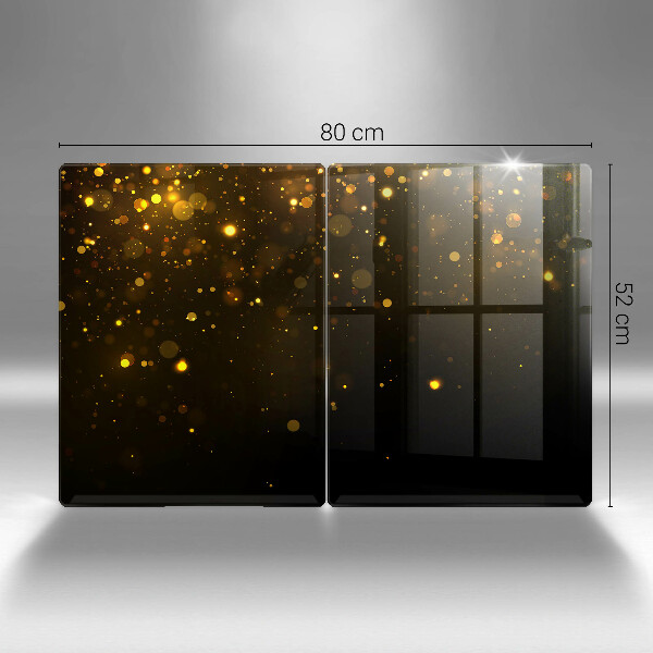 Cache plaque de cuisson Paillettes d'or