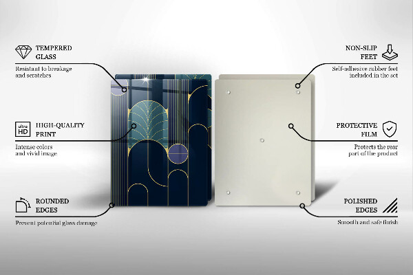 Cache plaque de cuisson Thème abstrait