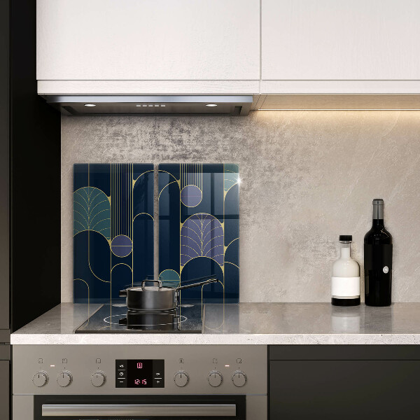 Cache plaque de cuisson Thème abstrait