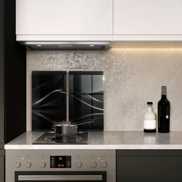 Cache plaque de cuisson Conception 3D abstraite