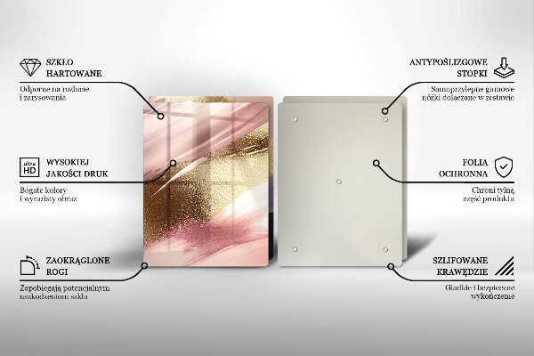 Protection plaque induction Taches pastel