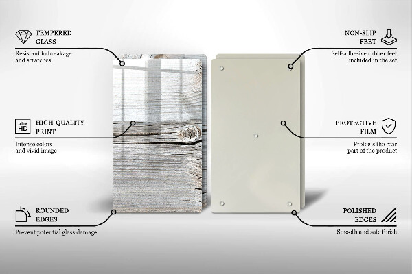 Protection plaque induction Structure en bois clair