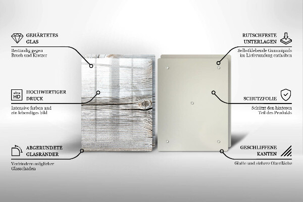 Protection plaque induction Structure en bois clair
