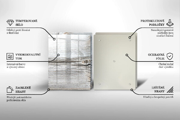 Protection plaque induction Structure en bois clair