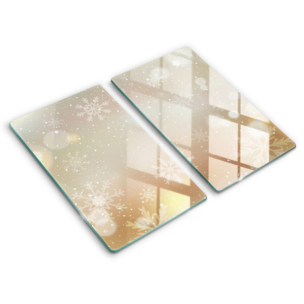 Protection plaque induction Flocons de neige